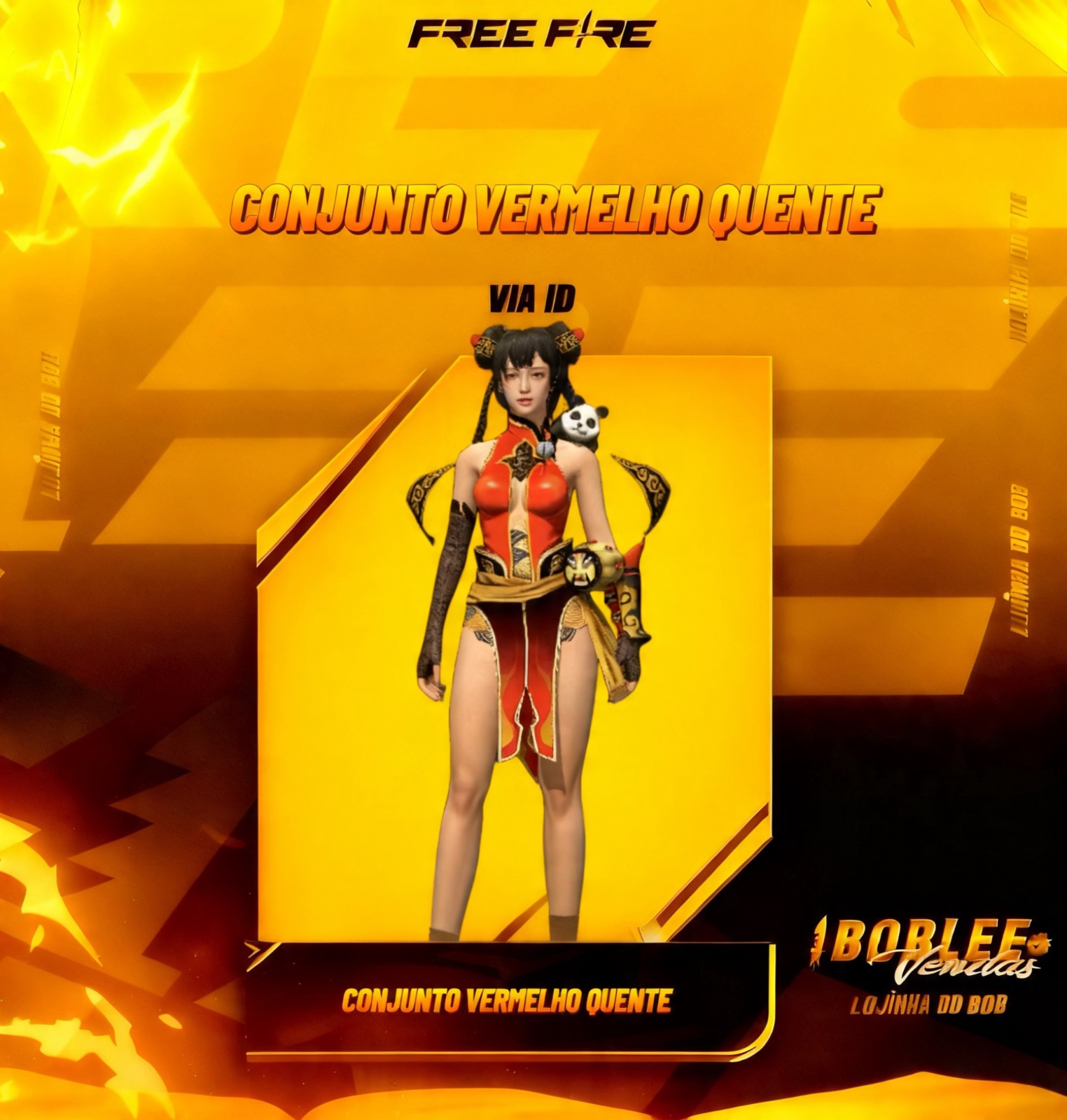 CONJUNTO VERMELHO QUENTE
