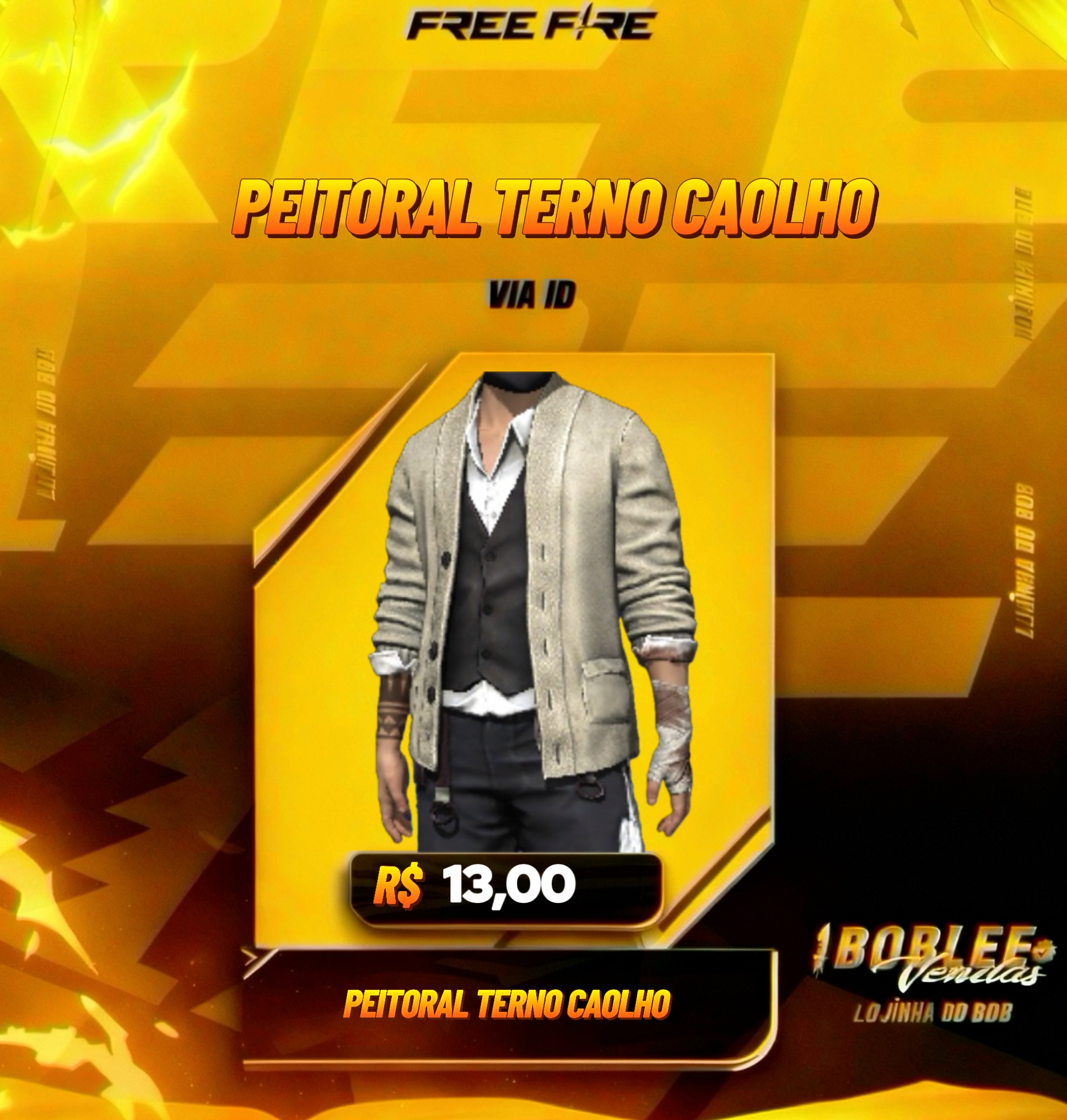 PEITORAL TERNO CAOLHO
