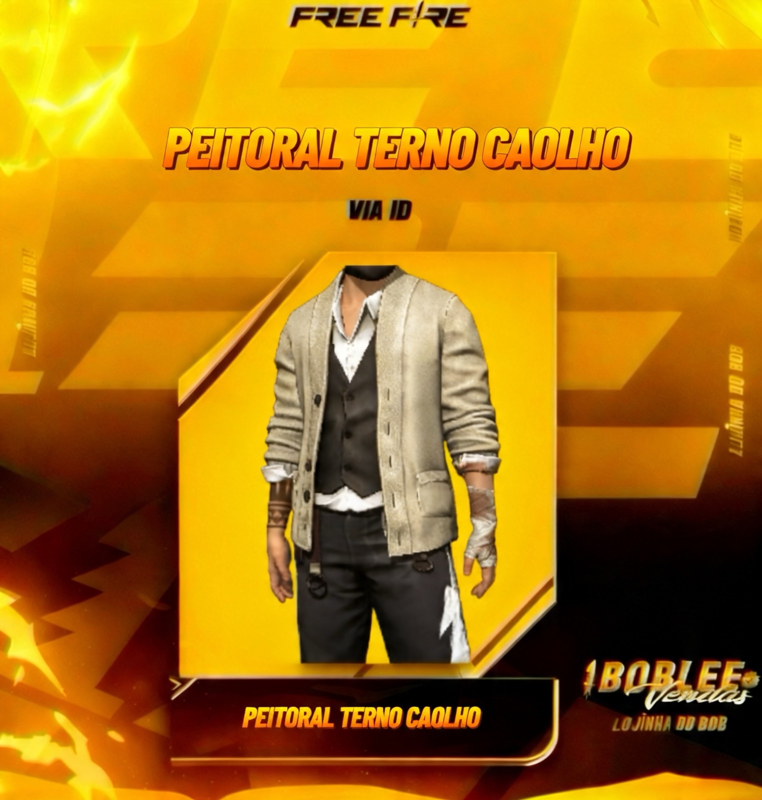 PEITORAL TERNO CAOLHO