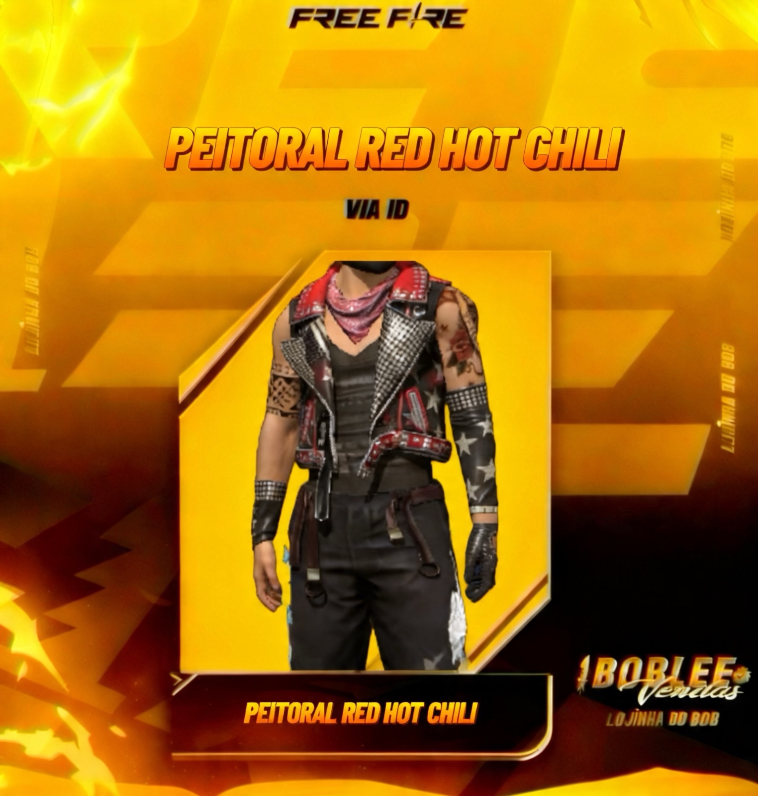 PEITORAL RED HOT CHILI