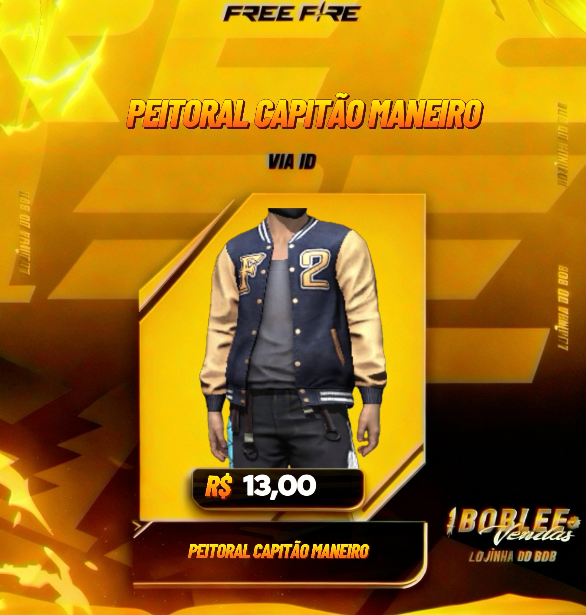 PEITORAL CAPITÃO MANEIRO