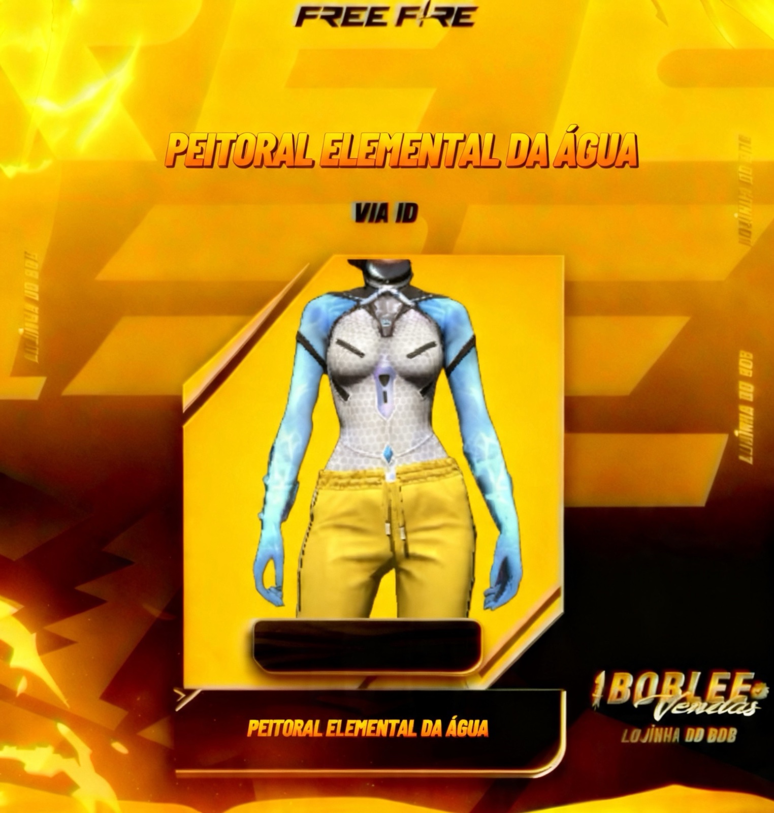 PEITORAL ELEMENTAL DA ÁGUA