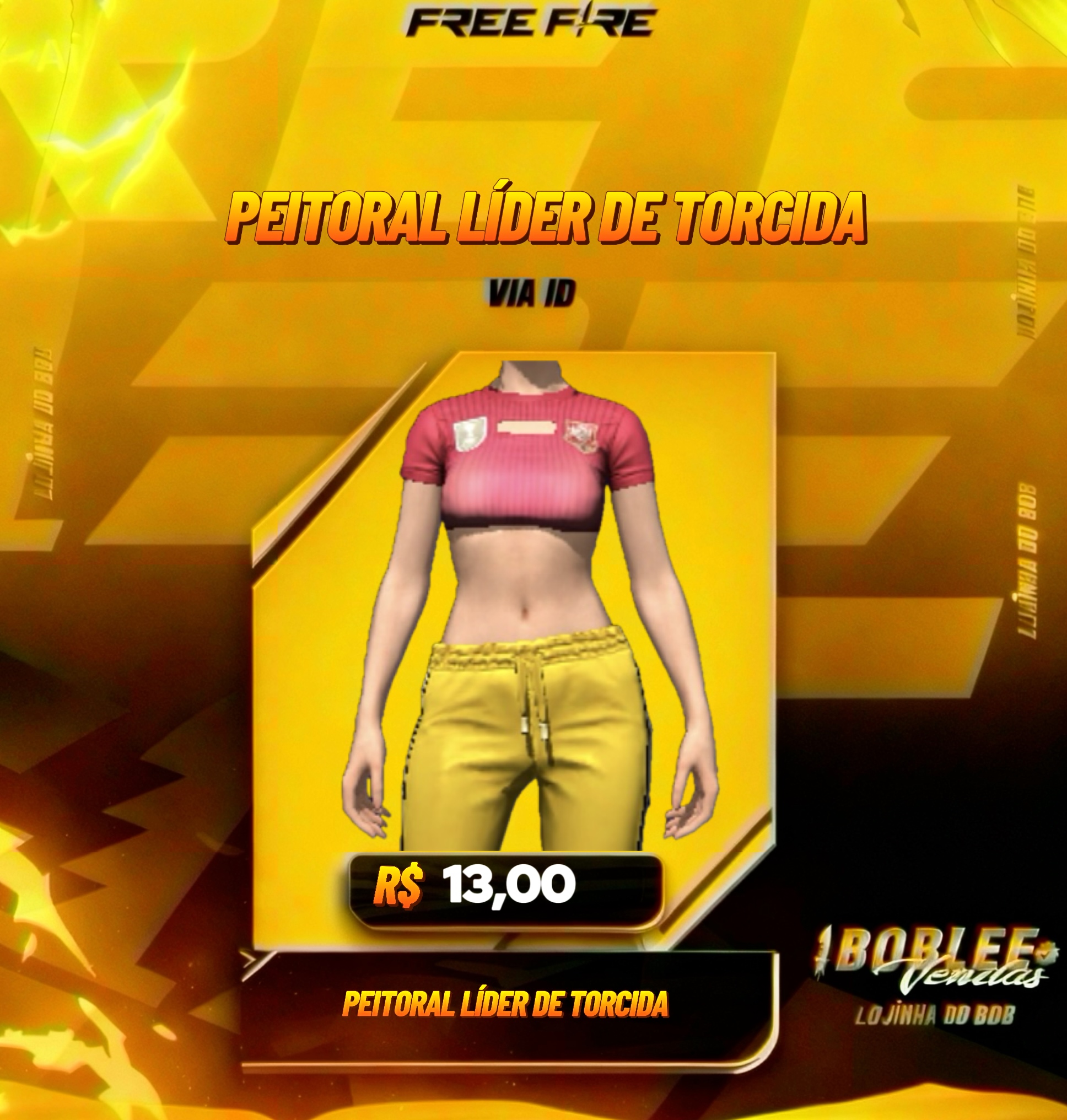 PEITORAL LÍDER DE TORCIDA