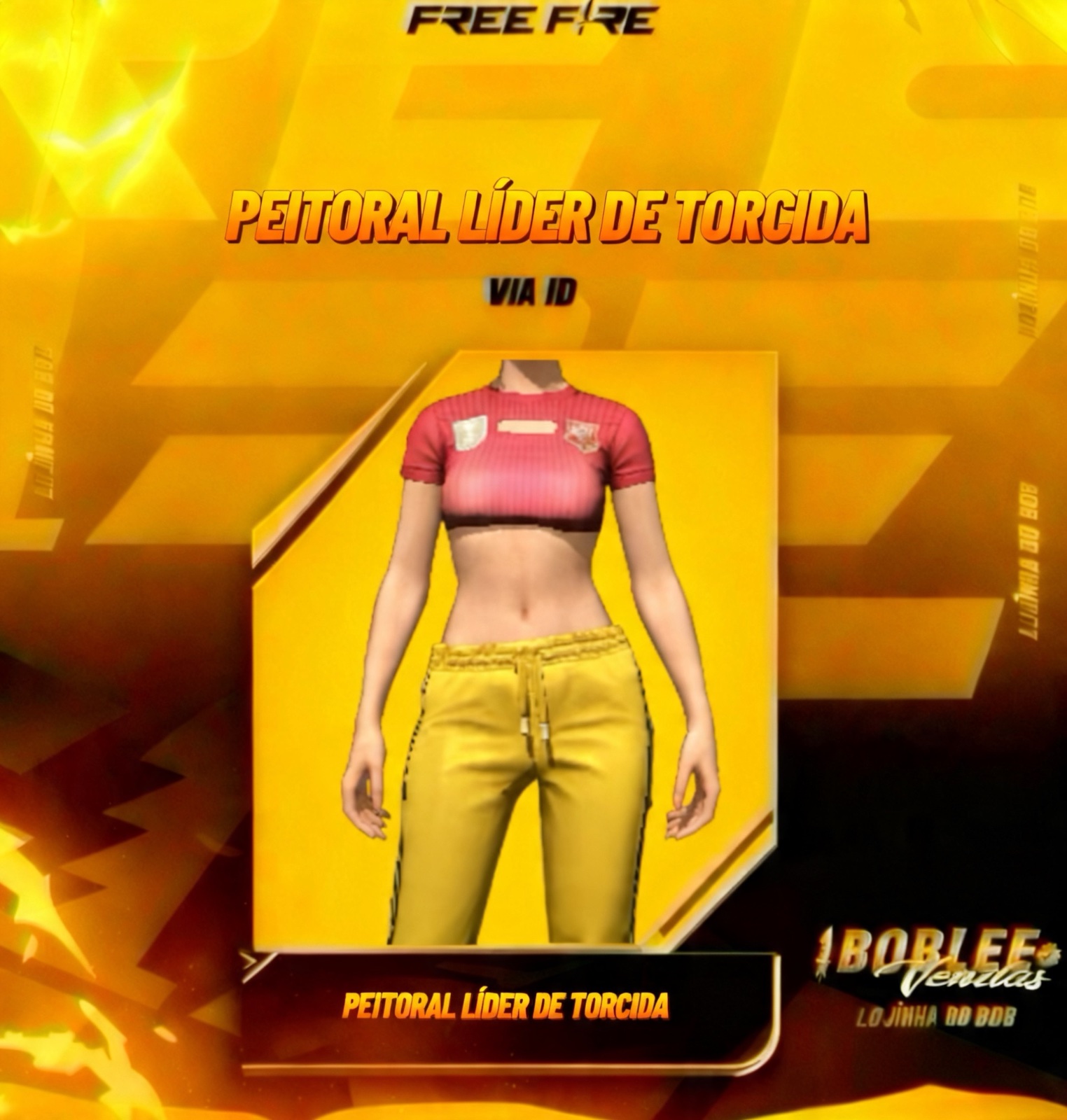 PEITORAL LÍDER DE TORCIDA
