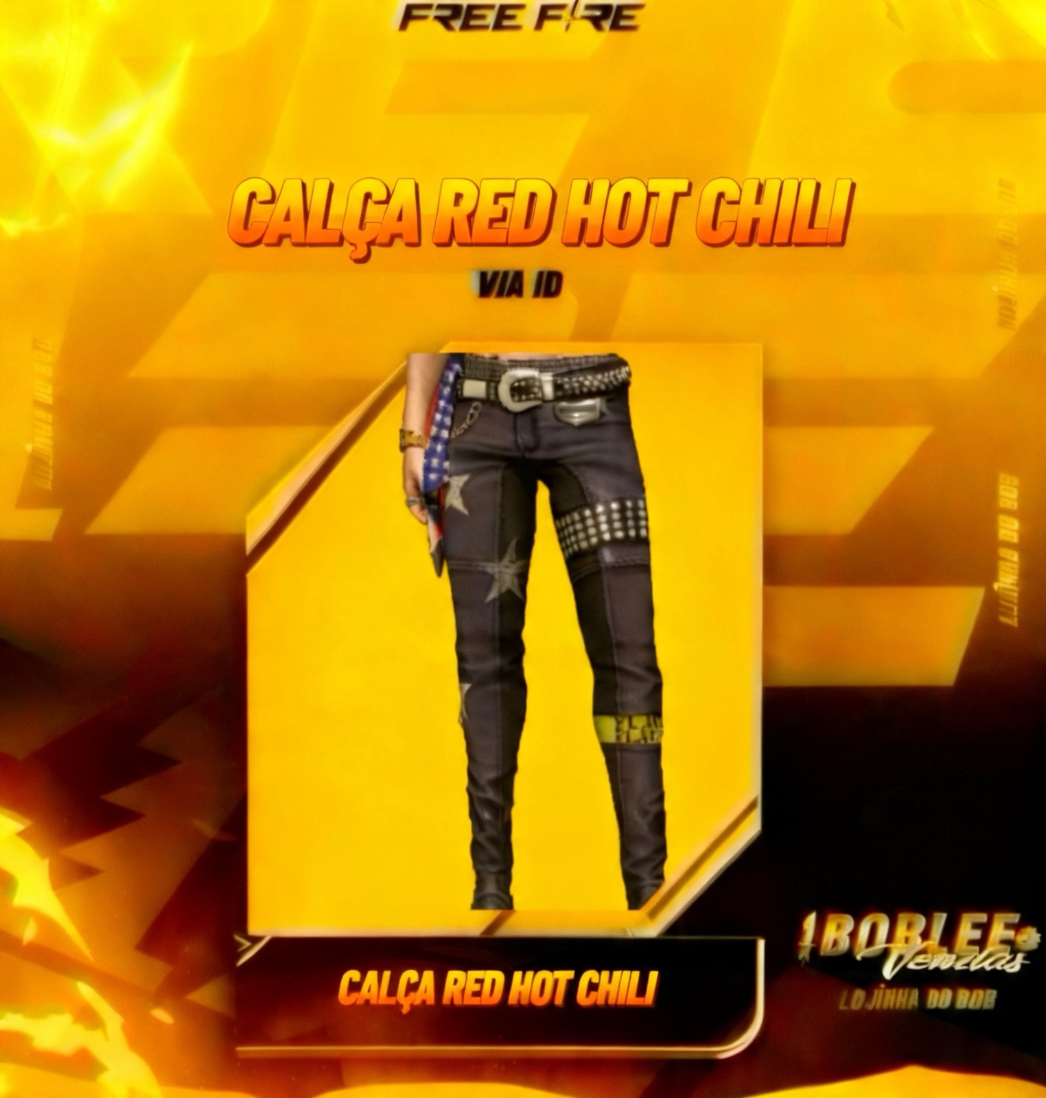 CALÇA RED HOT CHILI