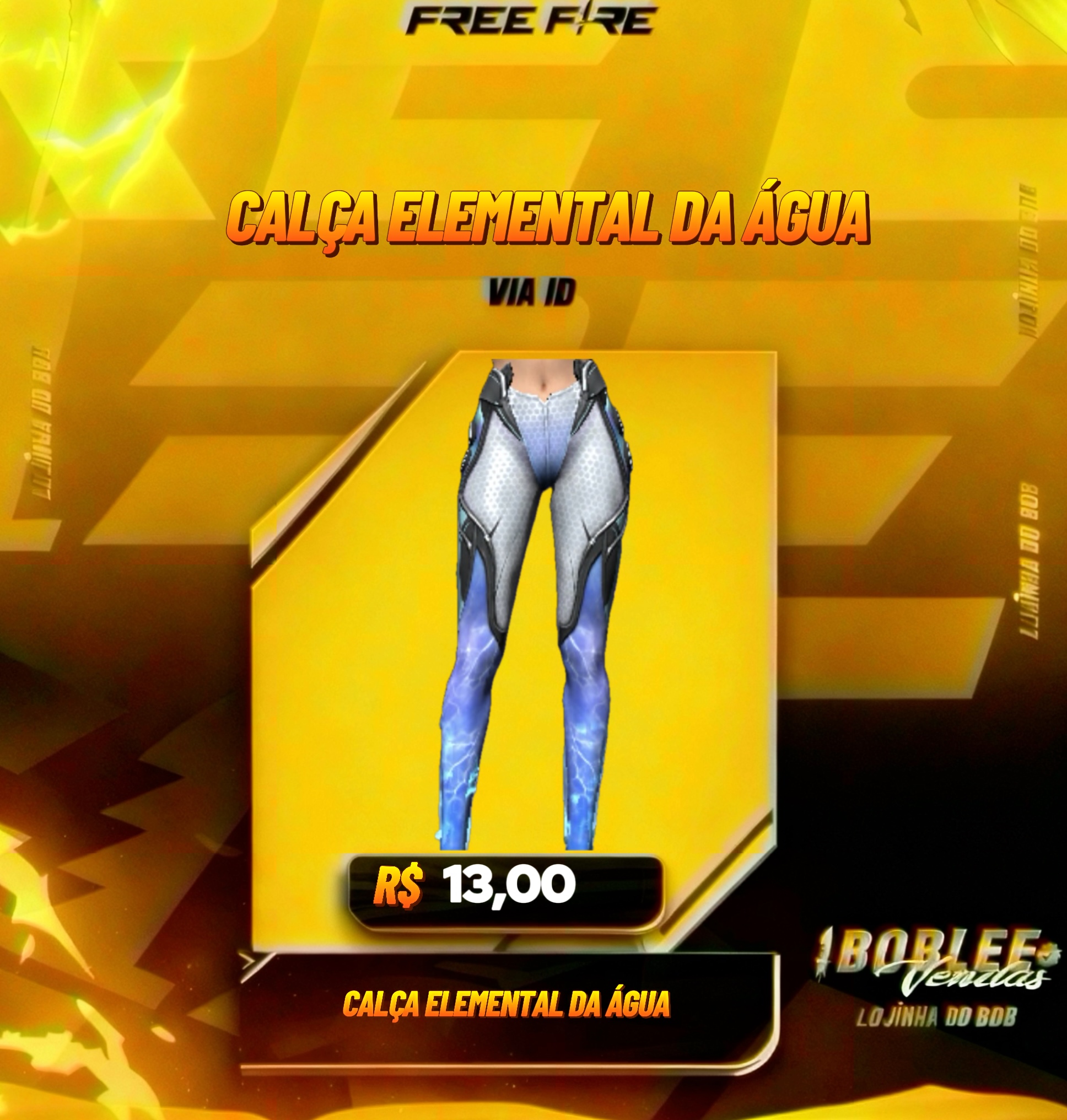 CALÇA ELEMENTAL DA ÁGUA