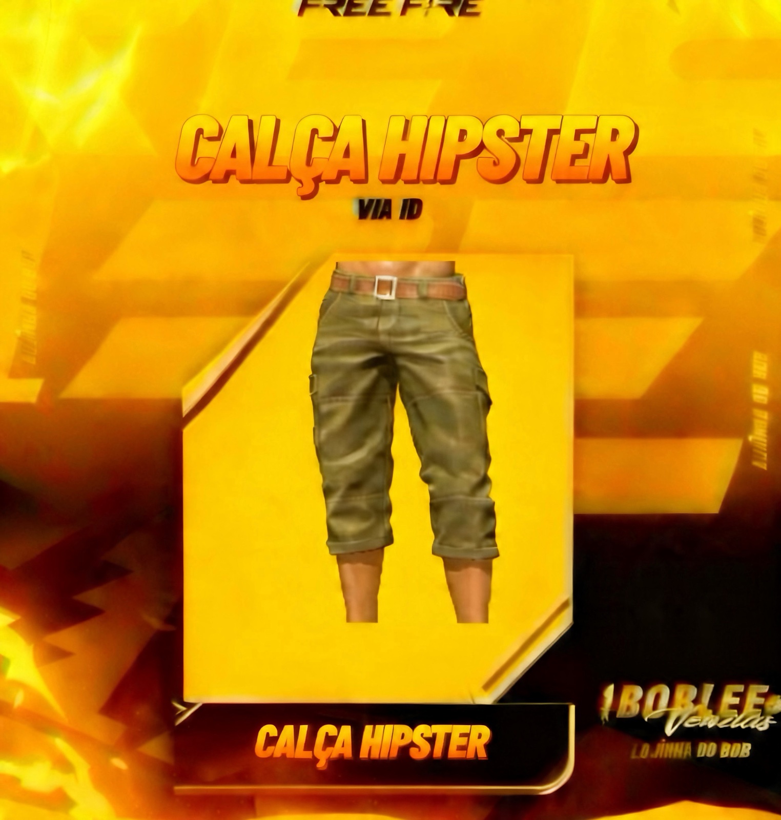 CALÇA HIPSTER