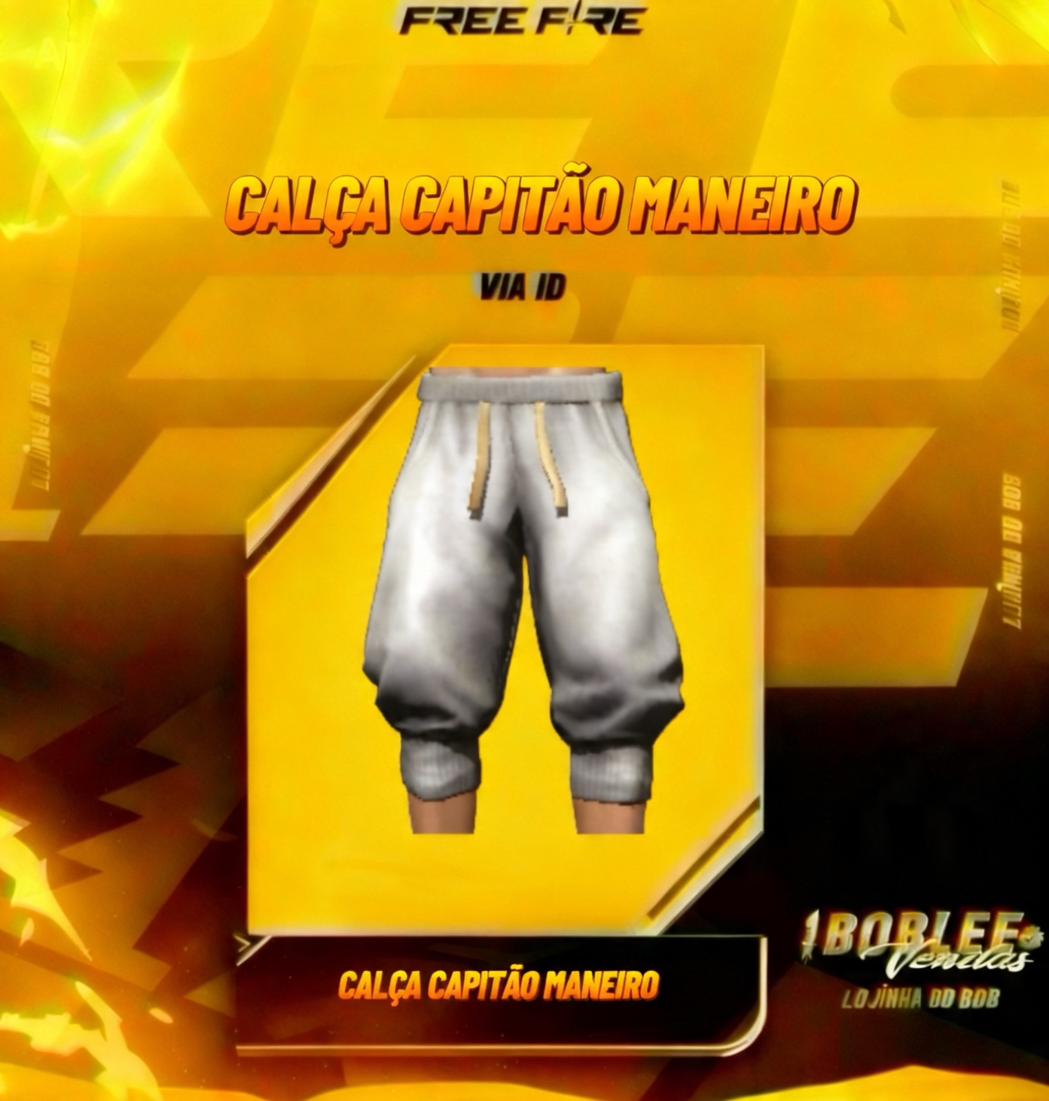 CALÇA CAPITÃO MANEIRO