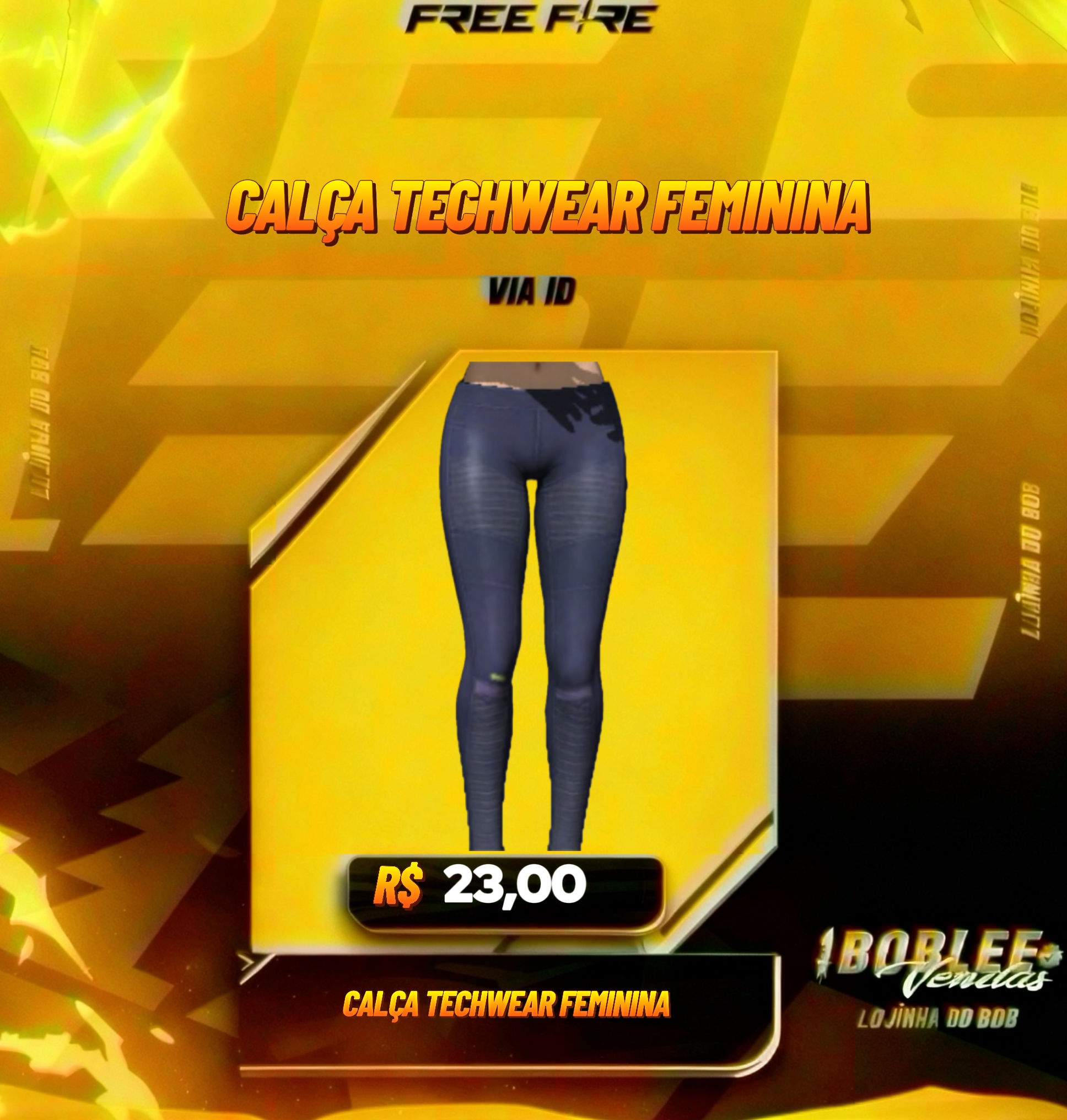 CALÇA TECHWEAR FEMININA