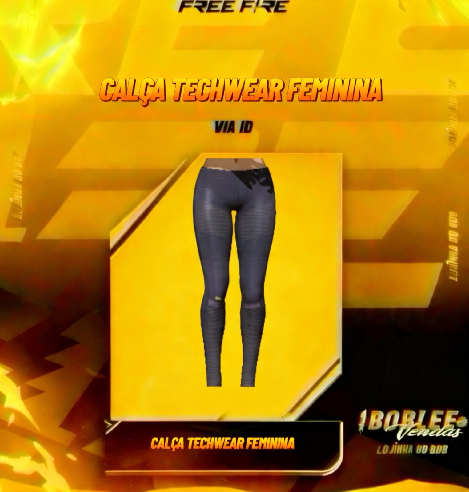 CALÇA TECHWEAR FEMININA