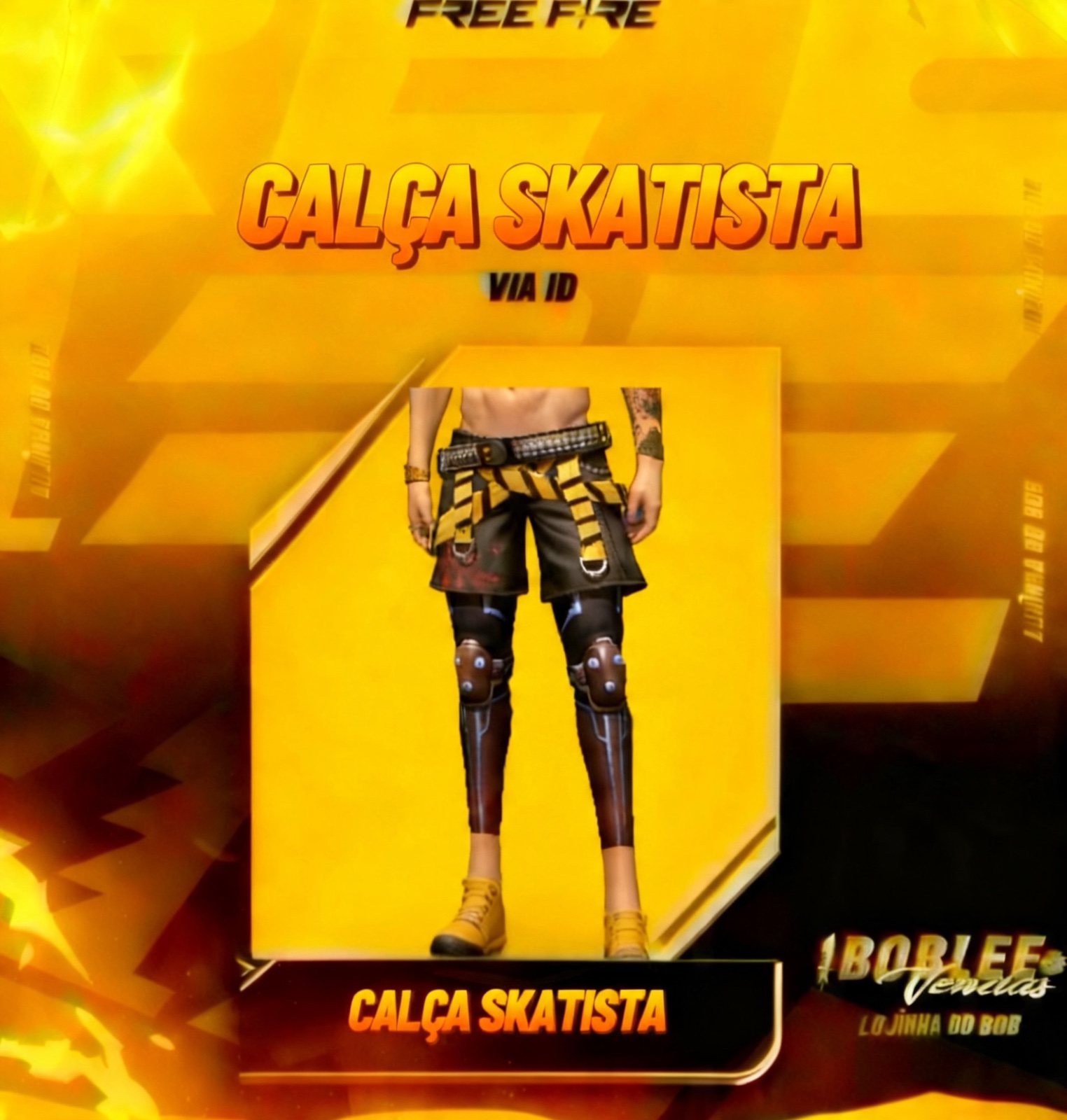 CALÇA SKATISTA