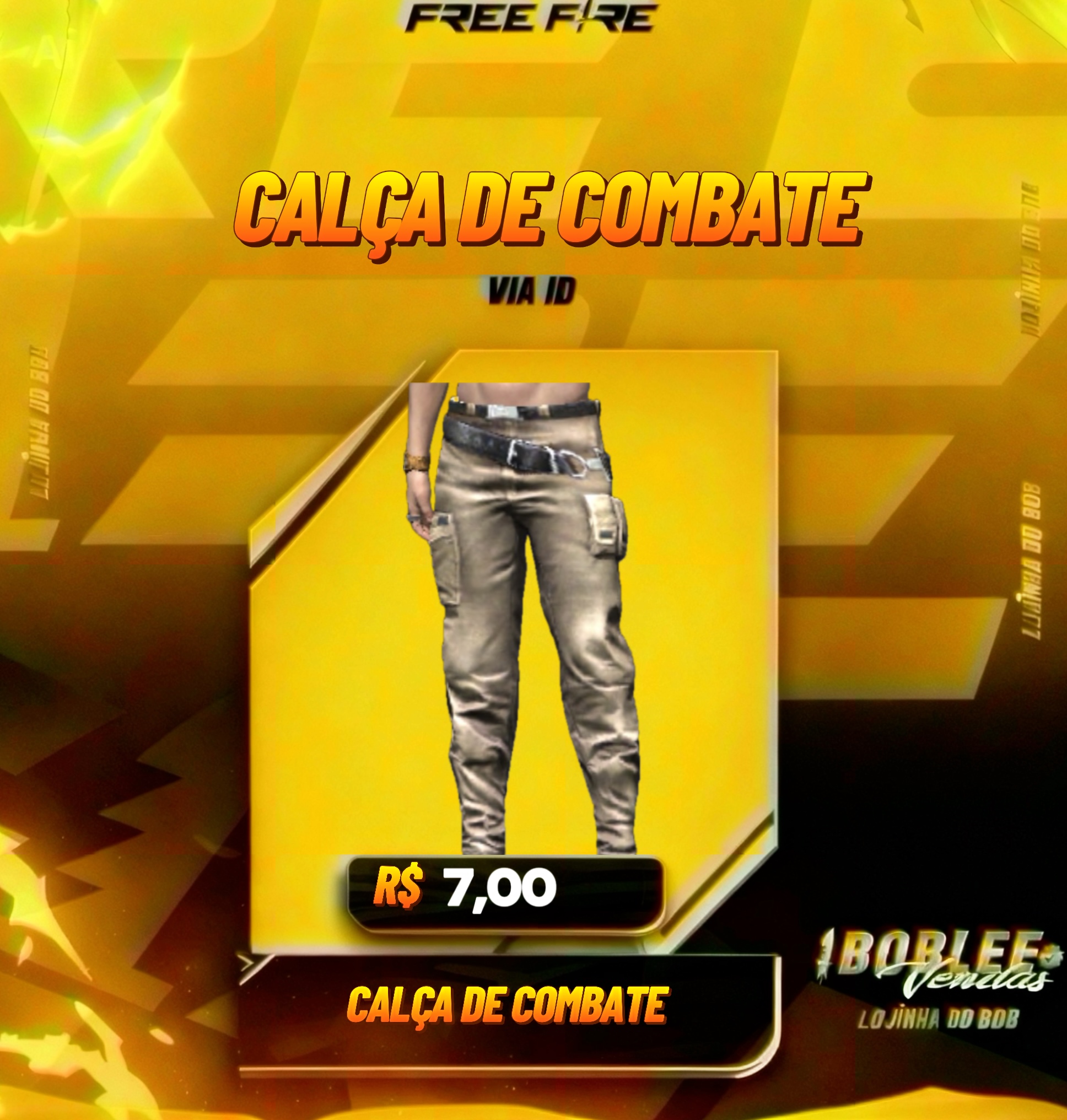 CALÇA DE COMBATE 