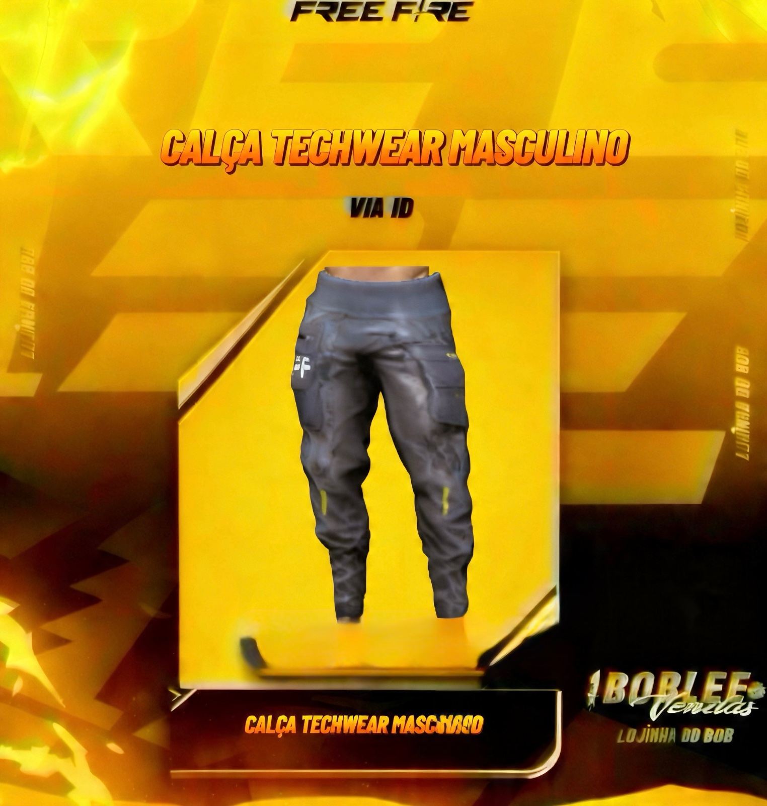 CALÇA TECHWEAR MASCULINO