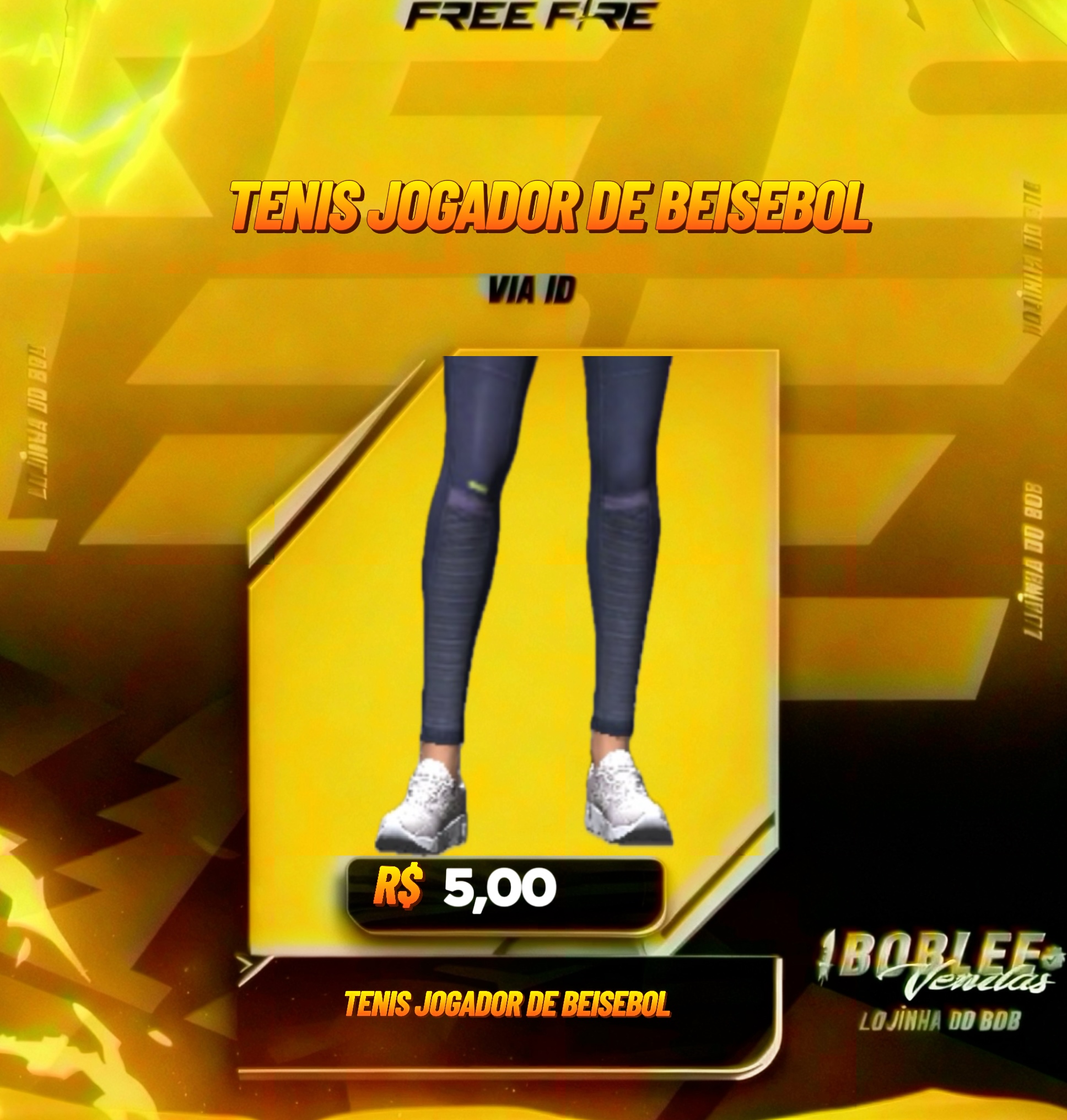 TÊNIS JOGADOR DE BEISEBOL