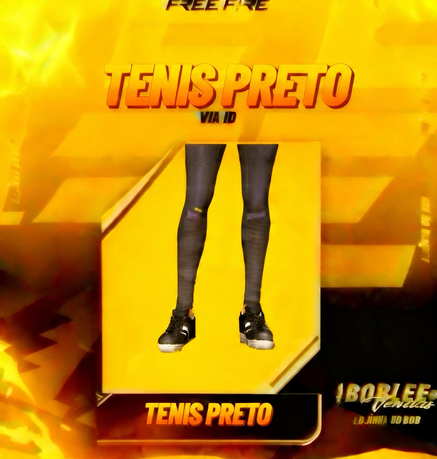 TÊNIS PRETO