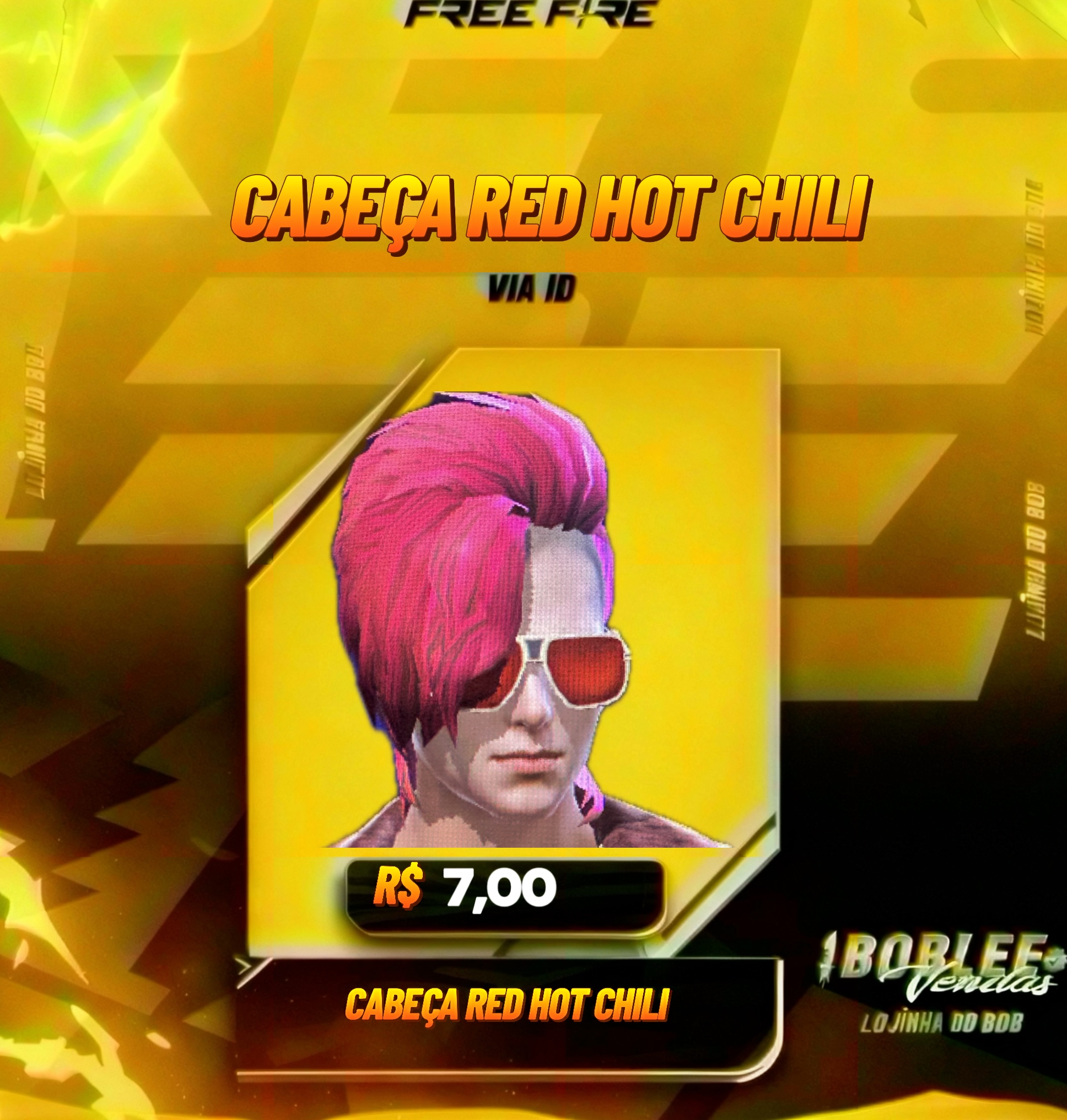 CABEÇA RED HOT CHILI