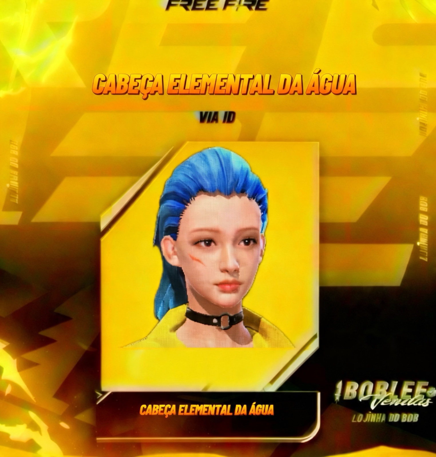 CABEÇA ELEMENTAL DA ÁGUA