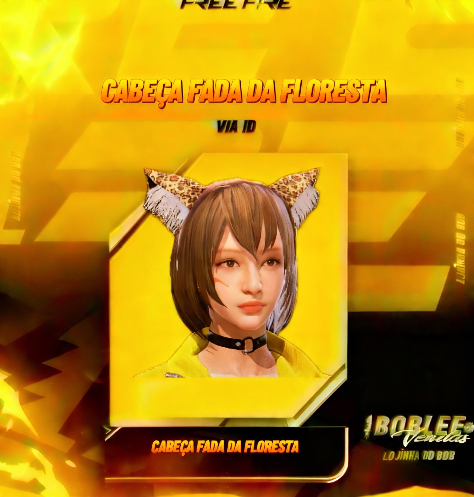 CABEÇA FADA DA FLORESTA