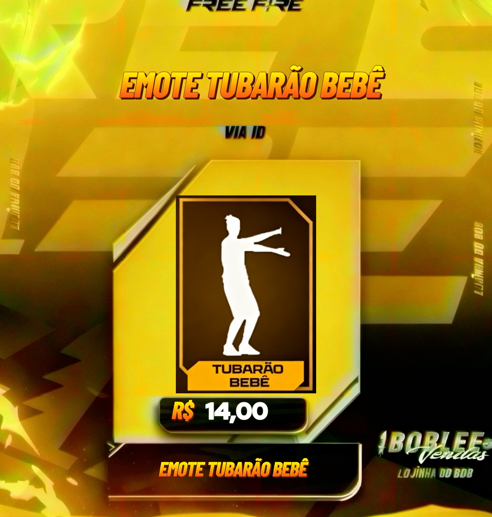 EMOTE TUBARÃO BÊBE 