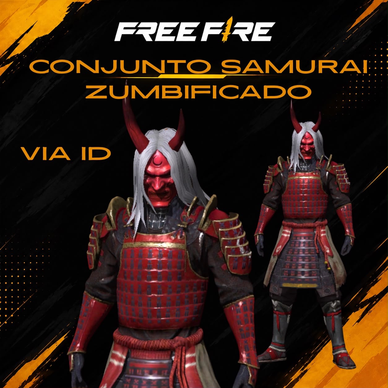 CONJUNTO SAMURAI ZUMBIFICADO