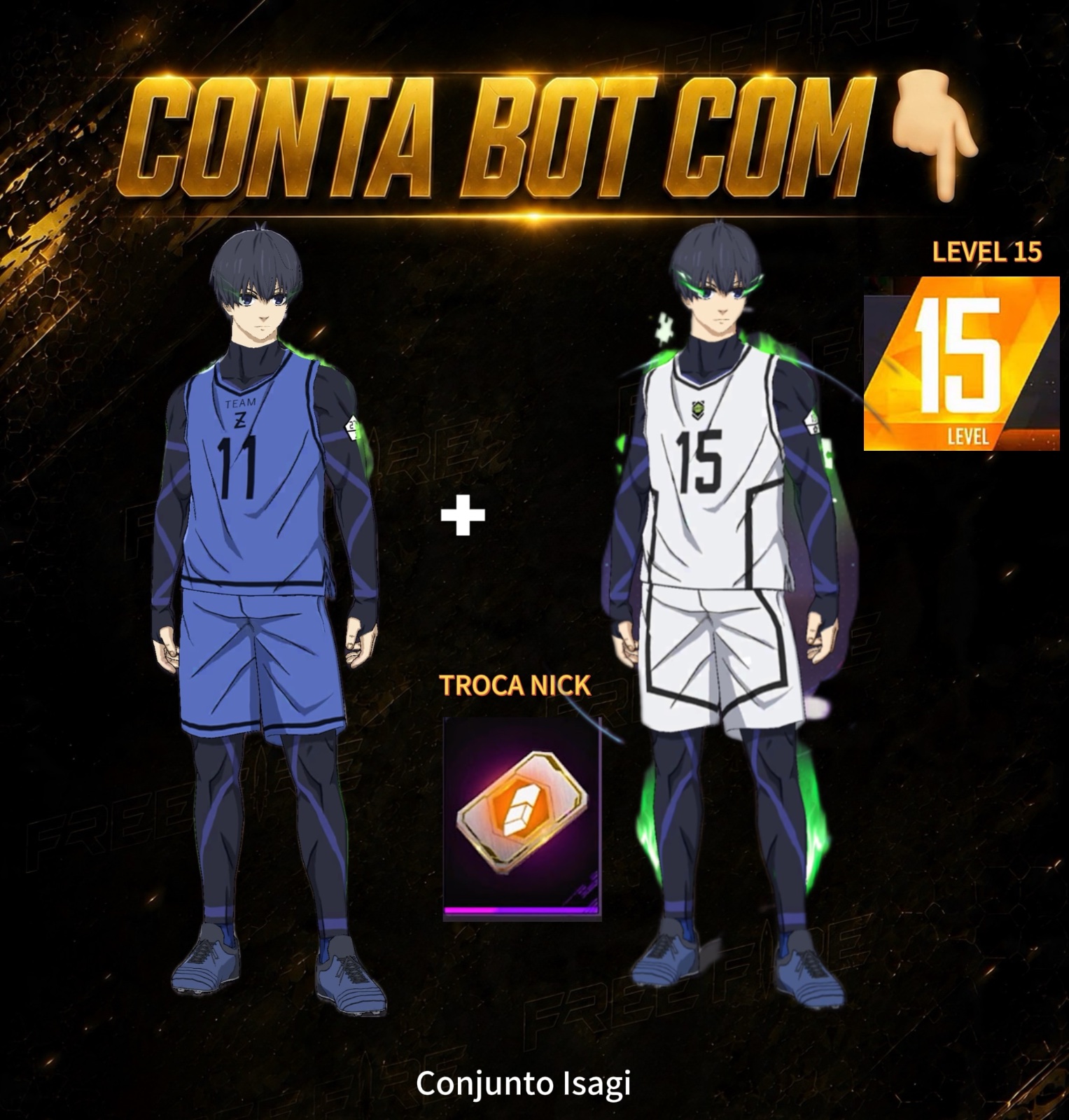 CONTA BOT COM ISAGI