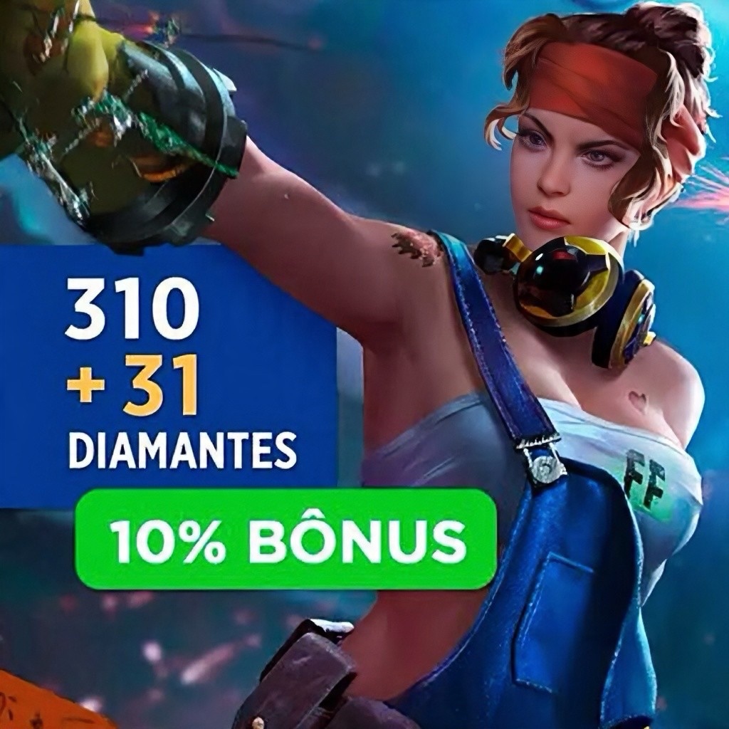 310 Diamantes + Bônus 31