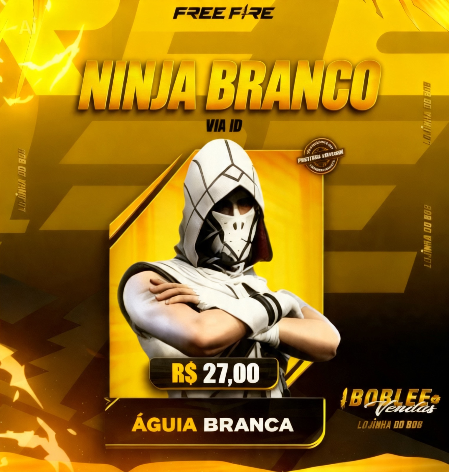 CONJUNTO NINJA BRANCO