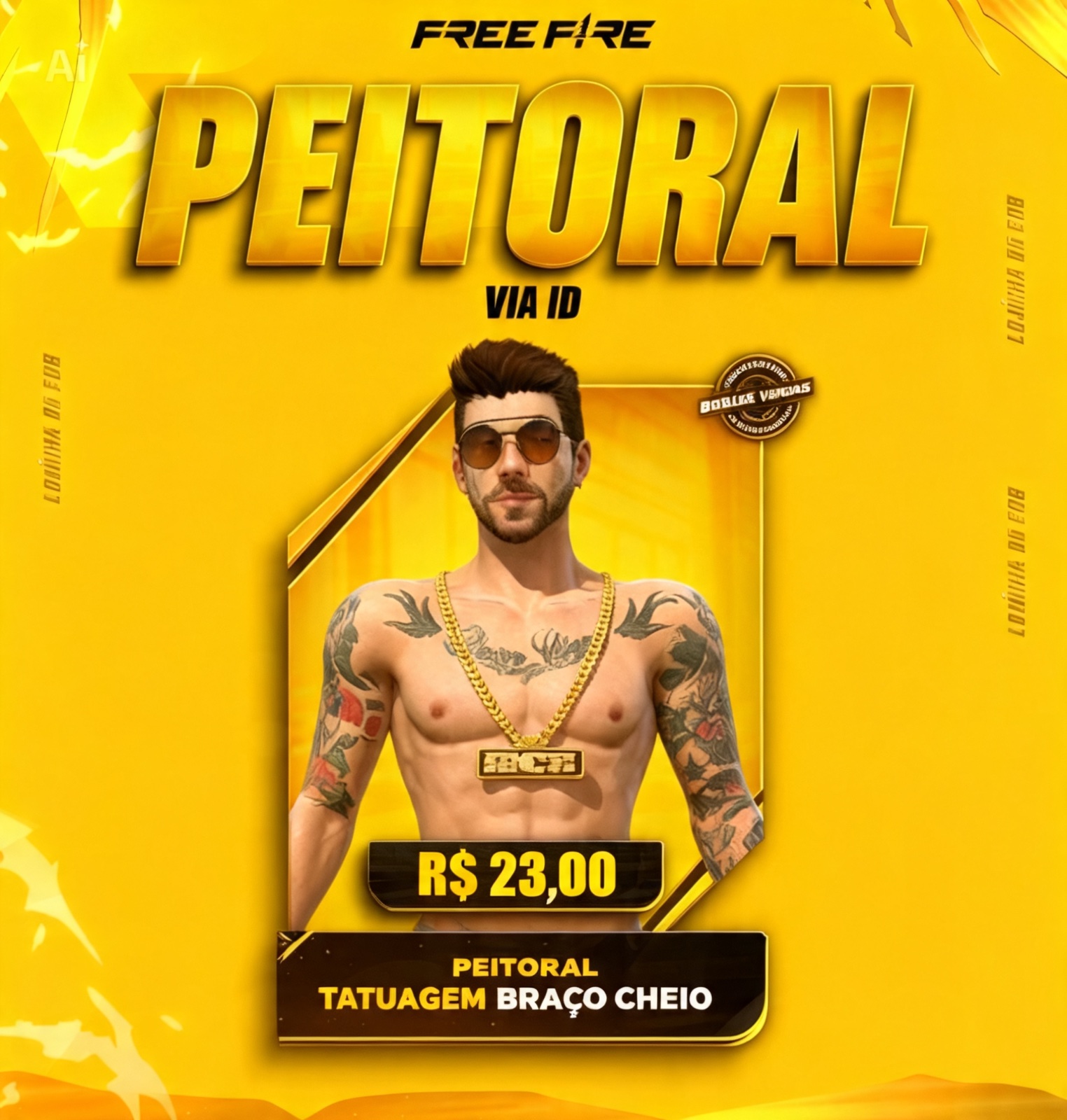 PEITORAL BRAÇO CHEIO