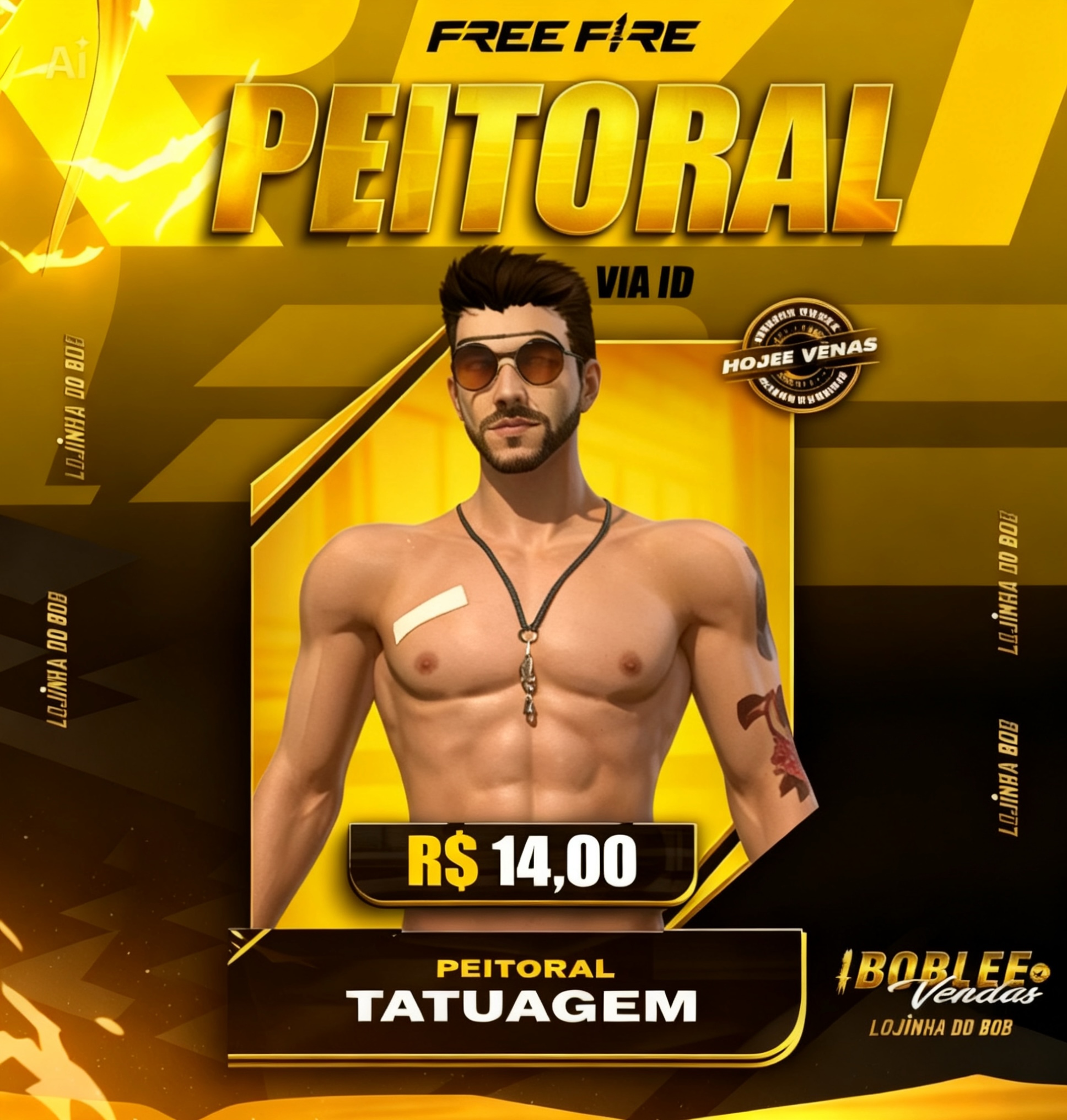 PEITORAL TATUAGEM