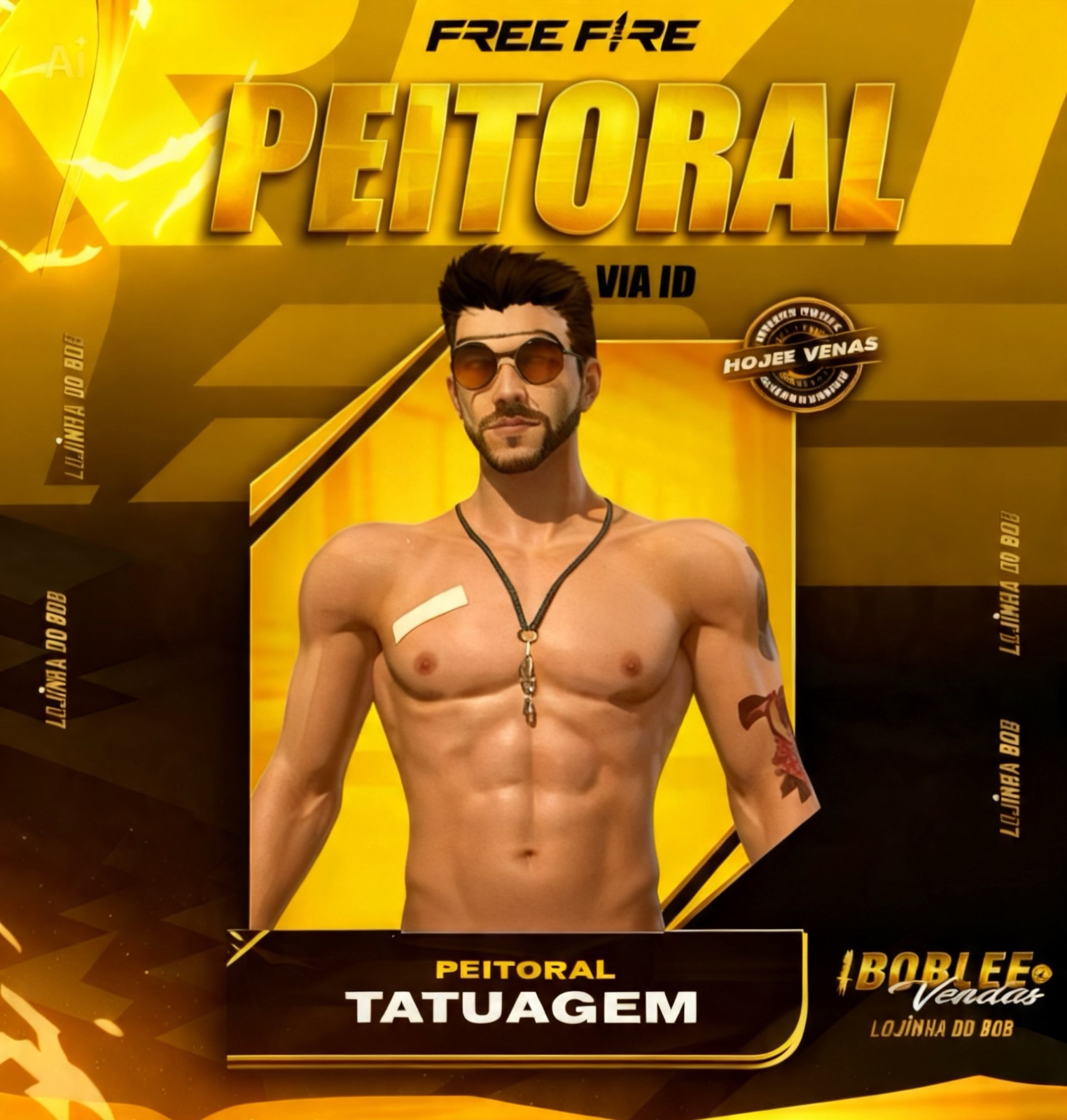 PEITORAL TATUAGEM